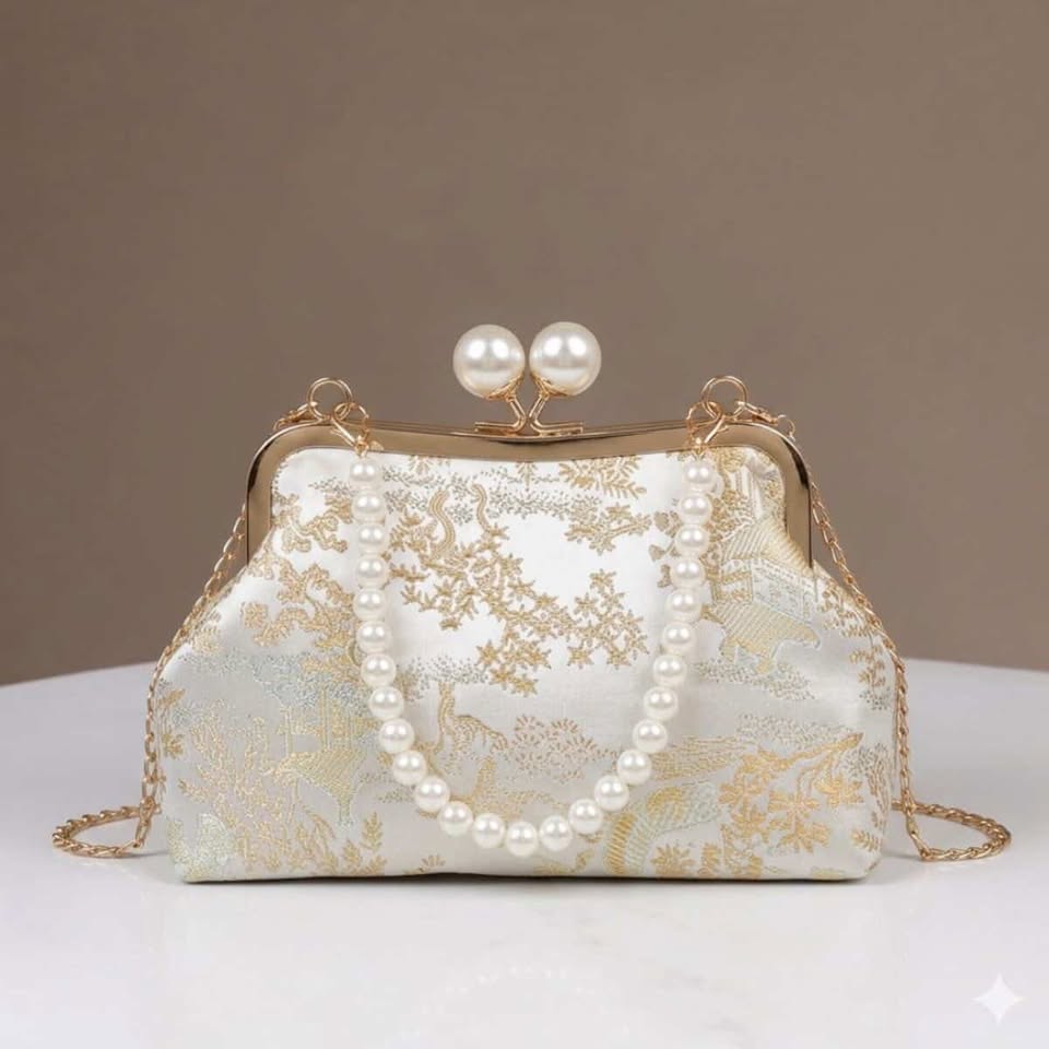 Twin Pearl Handbag