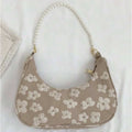 Pearl Chain Strap Shoulder Bag