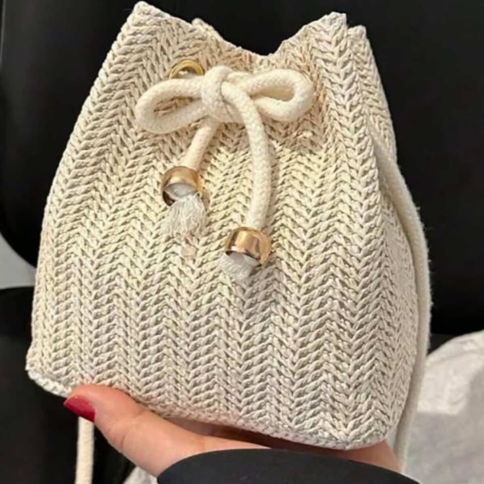 Cross Body Woven Bag