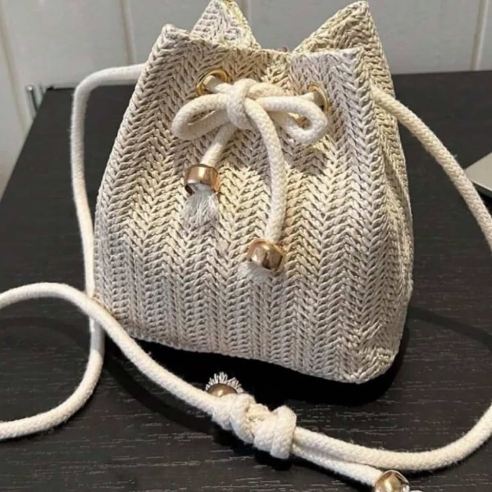 Cross Body Woven Bag