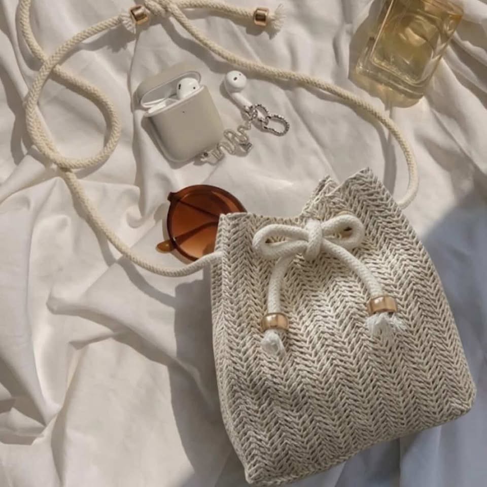 Cross Body Woven Bag